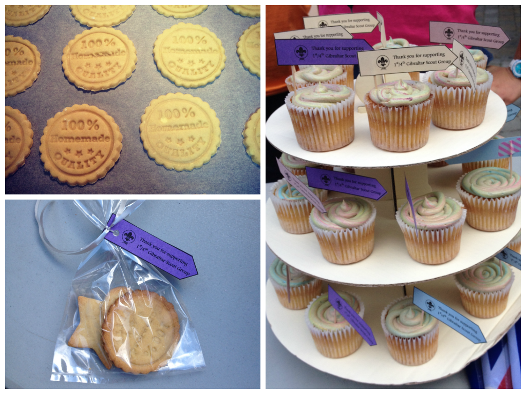 bake sale cookies and cupcakes