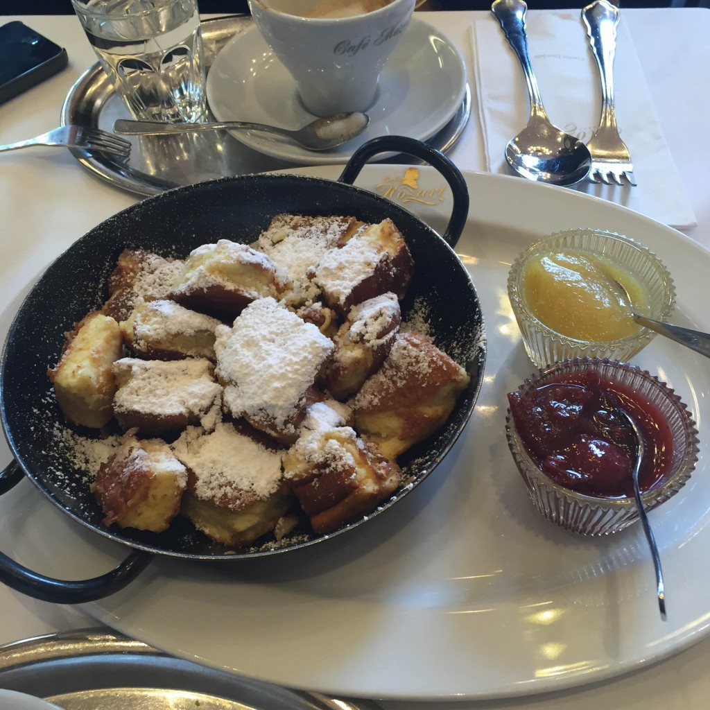 The Kaiserschmarrn in Cafe Mozart